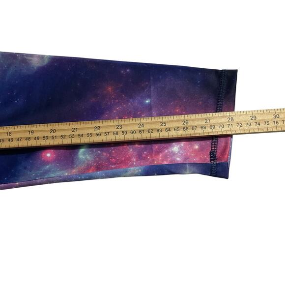 Zone Pro Womens Plus 3X Space Star Leggings Blue Purple Celestial Galaxy Cosmos - Picture 8 of 8
